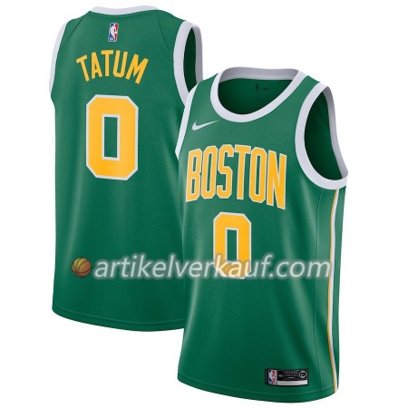 NBA Boston Celtics Trikot Jayson Tatum 0 2018-19 Nike Grün Swingman - Herren